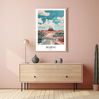 Beijing Architectural Dreamscape Poster - Urban or Cityscape Poster PosterGoat