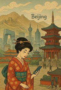 Beijing Heritage Meets Modernity: Cultural or Heritage Poster PosterGoat