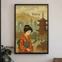 Beijing Heritage Meets Modernity: Cultural or Heritage Poster PosterGoat