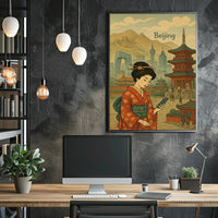 Beijing Heritage Meets Modernity: Cultural or Heritage Poster PosterGoat