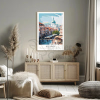 Belgrade Cityscape Illustration - Travel Poster PosterGoat