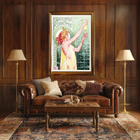 Belle Époque Absinthe Poster: Art Nouveau, Whimsical Elegance PosterGoat