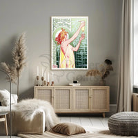 Belle Époque Absinthe Poster: Art Nouveau, Whimsical Elegance PosterGoat