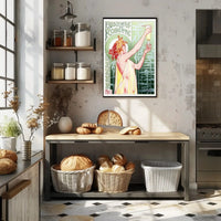Belle Époque Absinthe Poster: Art Nouveau, Whimsical Elegance PosterGoat