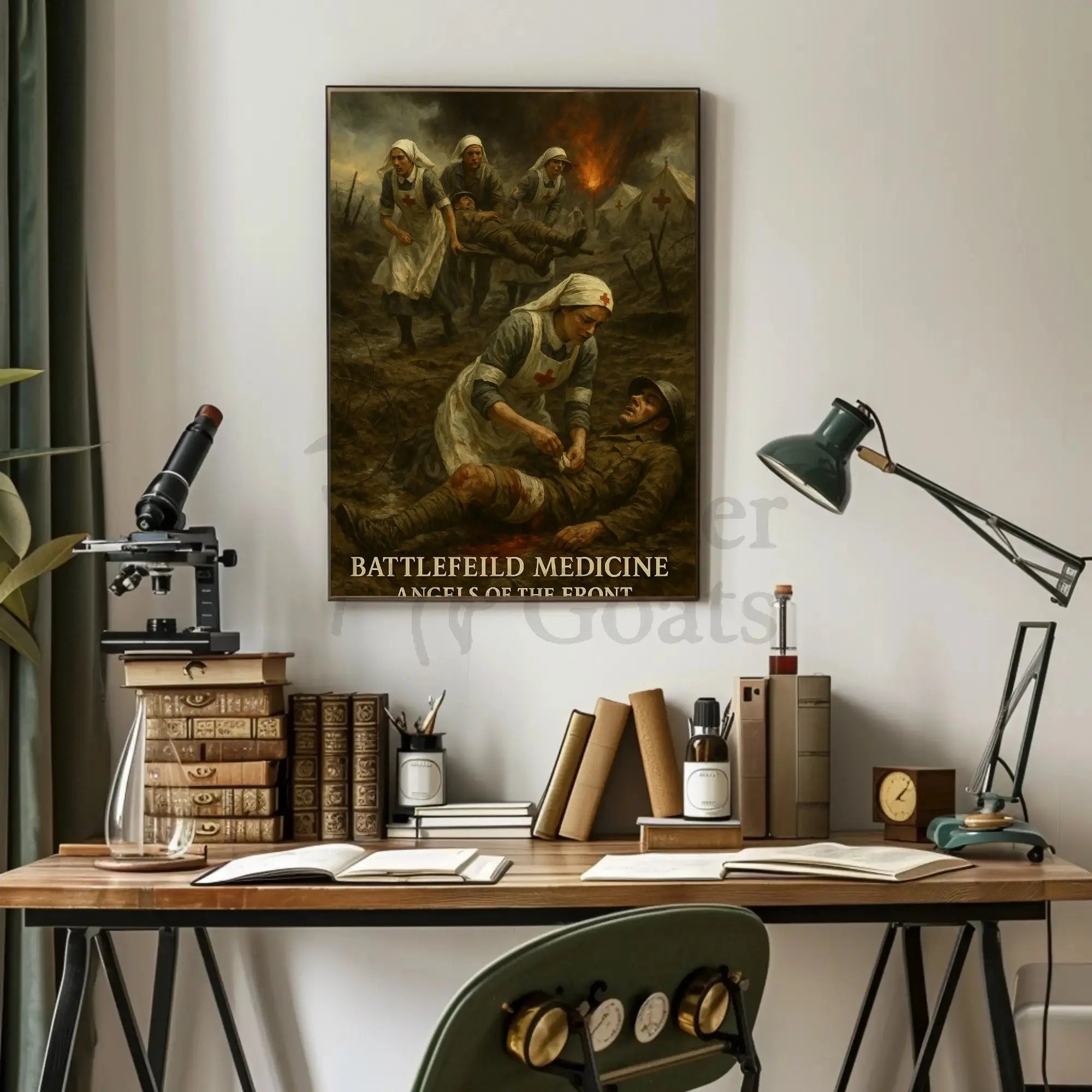 Benevolent Angels of the Front Historical Poster PosterGoat