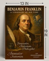 Benjamin Franklin Visionary Poster Wall Art PosterGoat