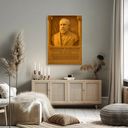 Benjamin Harrison 23rd President Poster PosterGoat