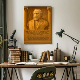 Benjamin Harrison 23rd President Poster PosterGoat