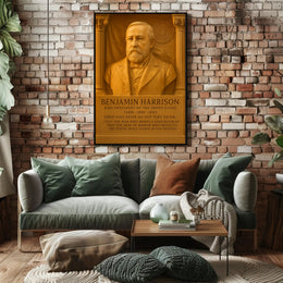 Benjamin Harrison 23rd President Poster PosterGoat