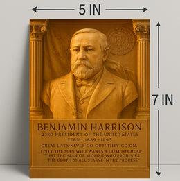 Benjamin Harrison 23rd President Poster PosterGoat