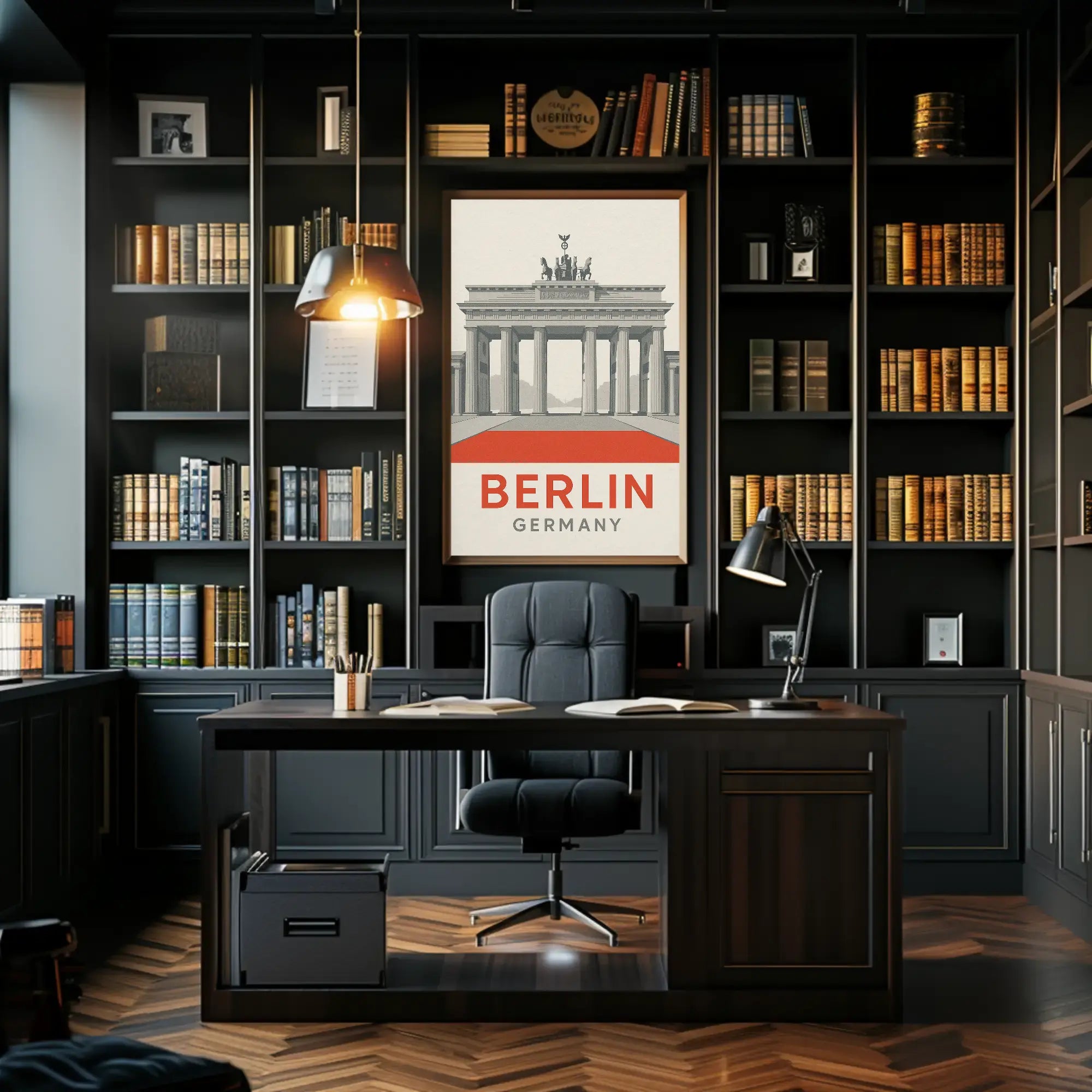 Berlin Landmark Minimalist Travel Art Print PosterGoat