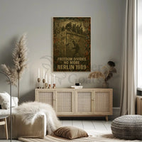 Berlin Wall Fall 1989 Historical Event Poster PosterGoat
