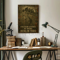 Berlin Wall Fall 1989 Historical Event Poster PosterGoat