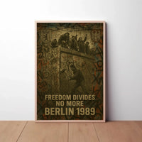 Berlin Wall Fall 1989 Historical Event Poster PosterGoat