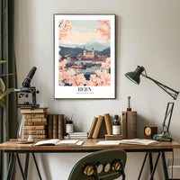 Bern's Charm: Swiss Alps Travel Poster PosterGoat