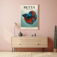 Betta Splendens Aquatic Beauty Poster PosterGoat
