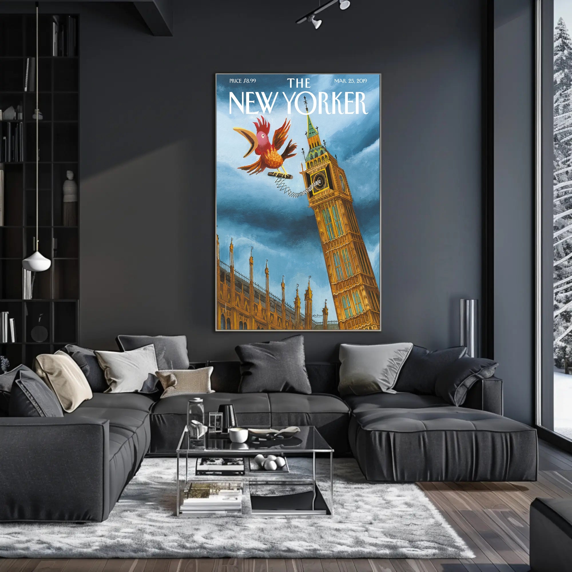 Big Ben Fantasy London Artistic Poster PosterGoat