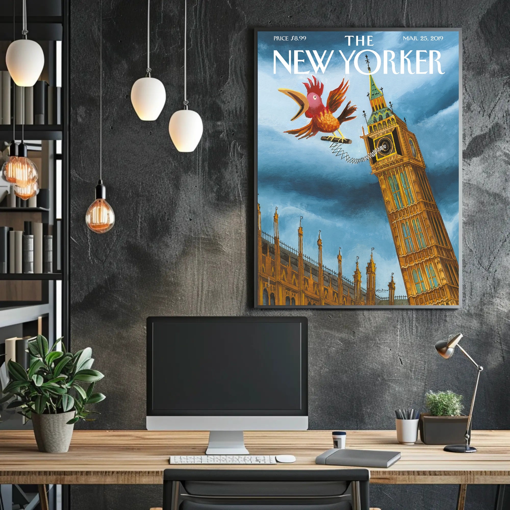 Big Ben Fantasy London Artistic Poster PosterGoat