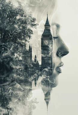 Big Ben London Dreamy Identity Artistic Poster PosterGoat