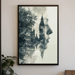 Big Ben London Dreamy Identity Artistic Poster PosterGoat