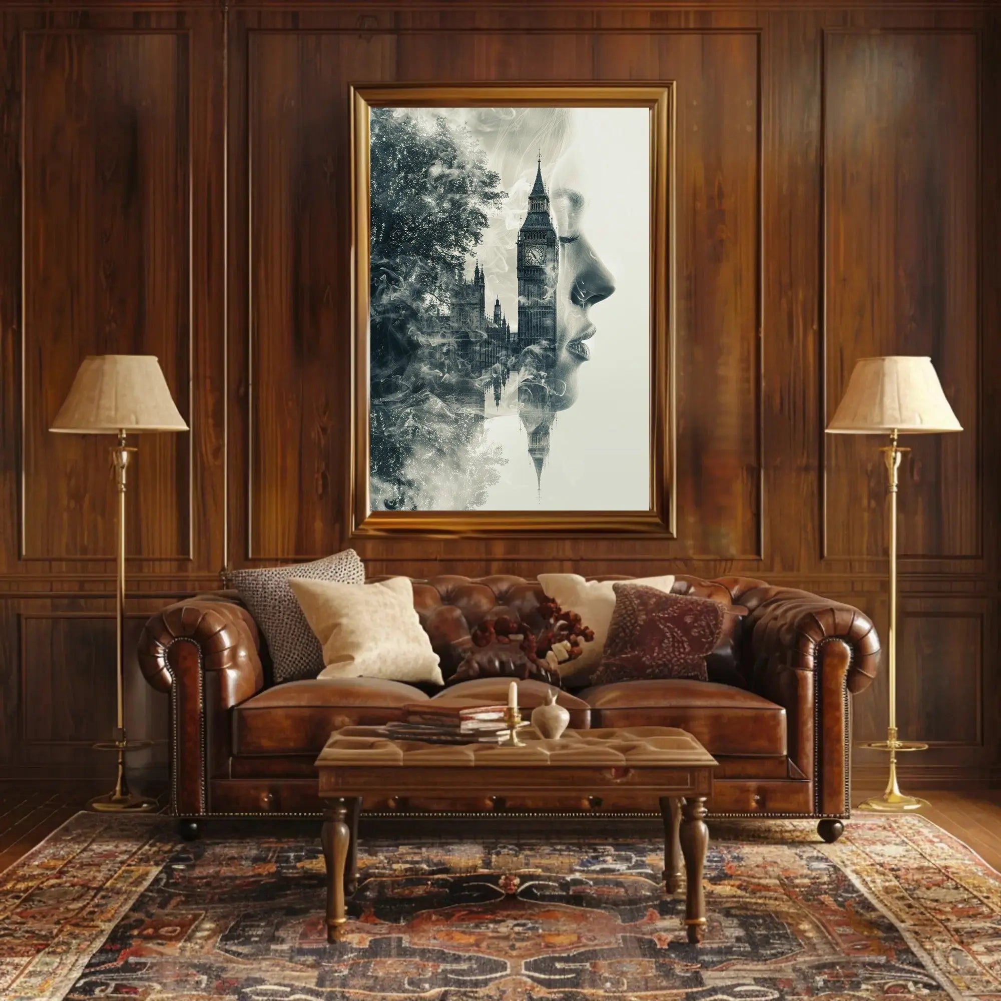 Big Ben London Dreamy Identity Artistic Poster PosterGoat