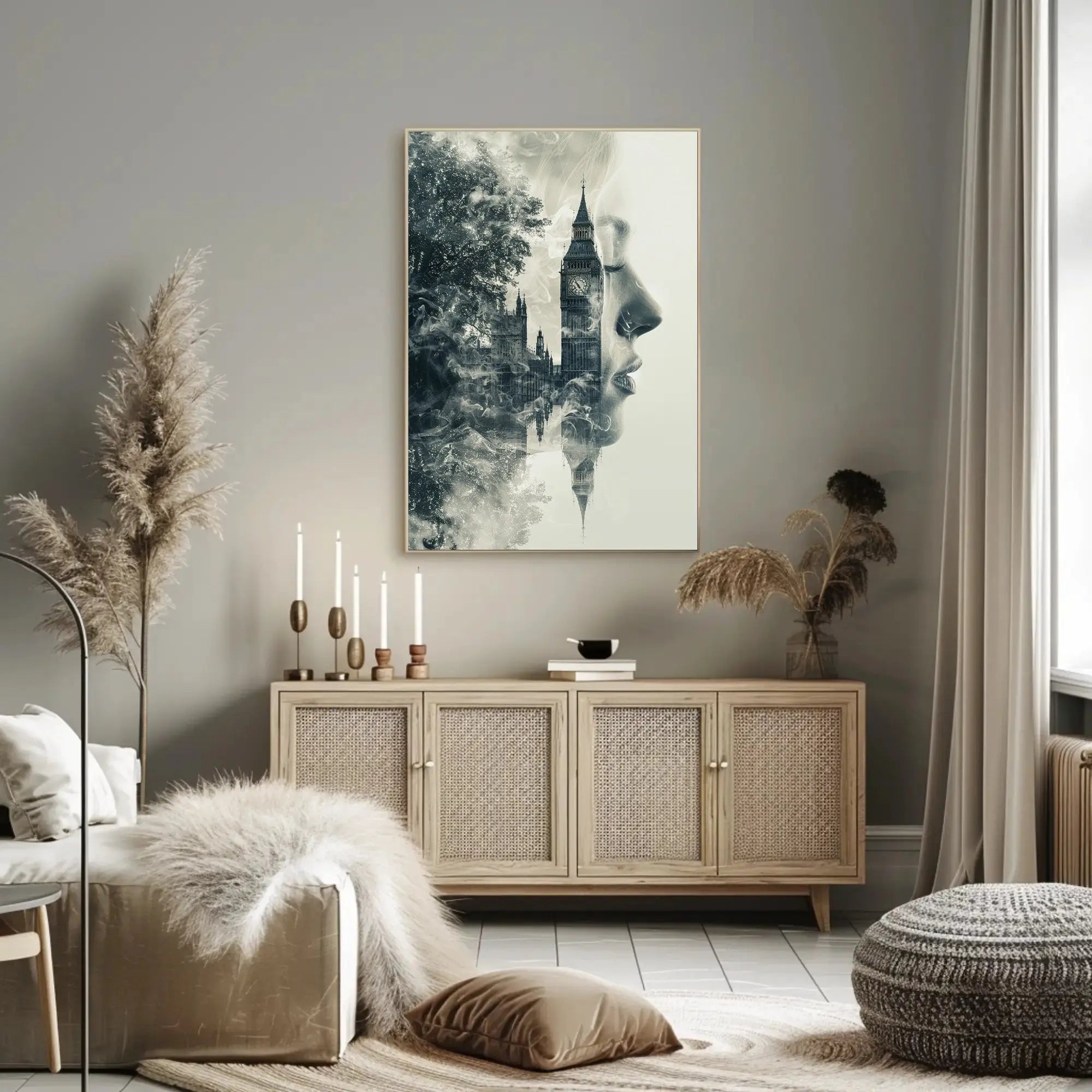 Big Ben London Dreamy Identity Artistic Poster PosterGoat