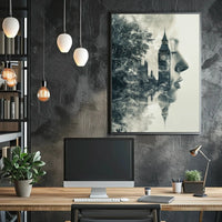 Big Ben London Dreamy Identity Artistic Poster PosterGoat