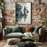 Big Ben London Dreamy Identity Artistic Poster PosterGoat