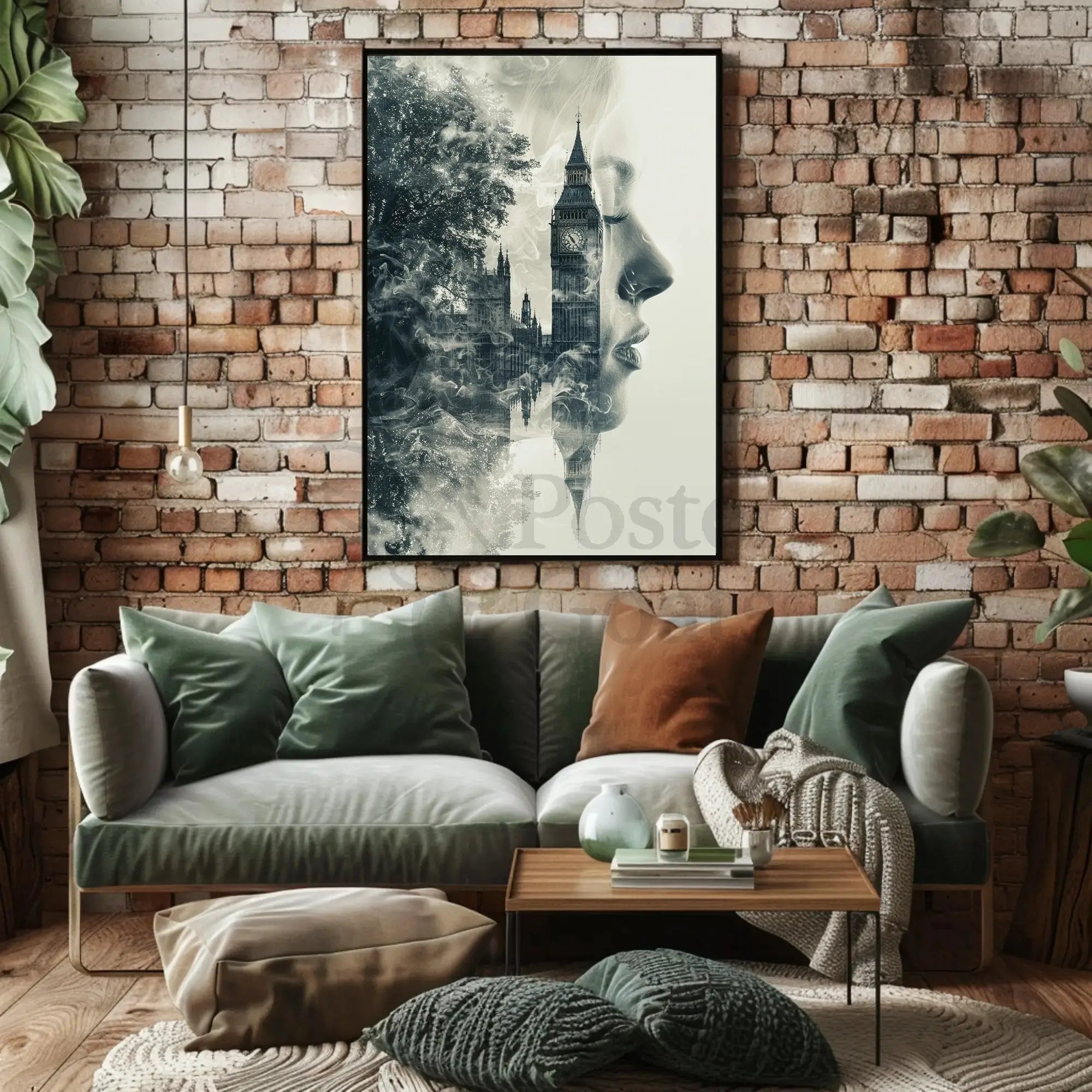 Big Ben London Dreamy Identity Artistic Poster PosterGoat