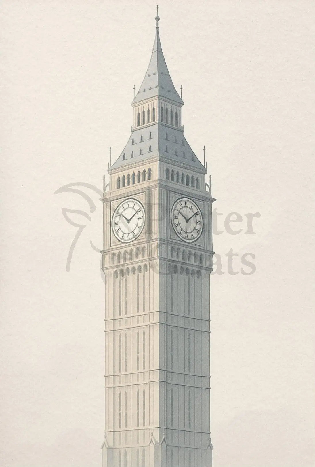 Big Ben London Travel Art Print - Travel Poster PosterGoat
