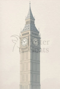 Big Ben London Travel Art Print - Travel Poster PosterGoat