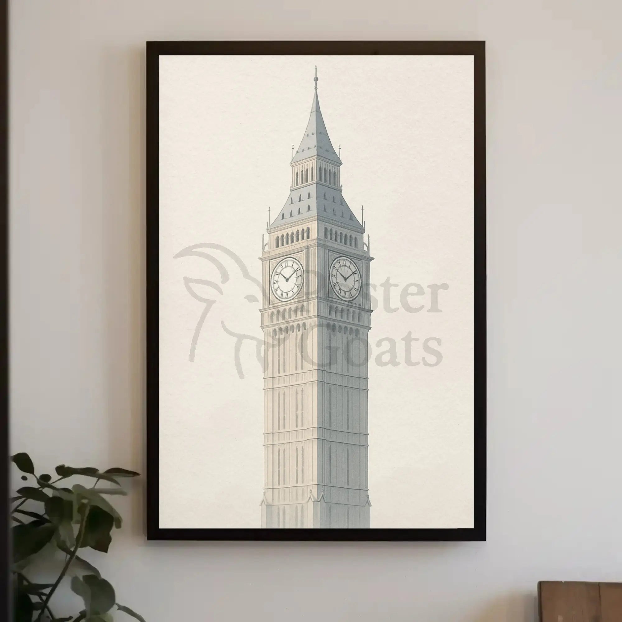 Big Ben London Travel Art Print - Travel Poster PosterGoat