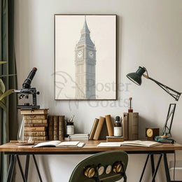 Big Ben London Travel Art Print - Travel Poster PosterGoat