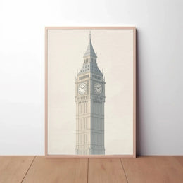 Big Ben London Travel Art Print - Travel Poster PosterGoat