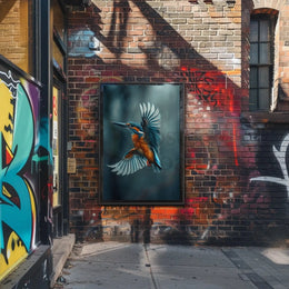 Bird in Flight Realistic Artistry: Animal Poster PosterGoat