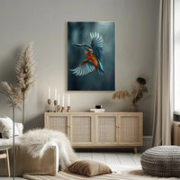 Bird in Flight Realistic Artistry: Animal Poster PosterGoat