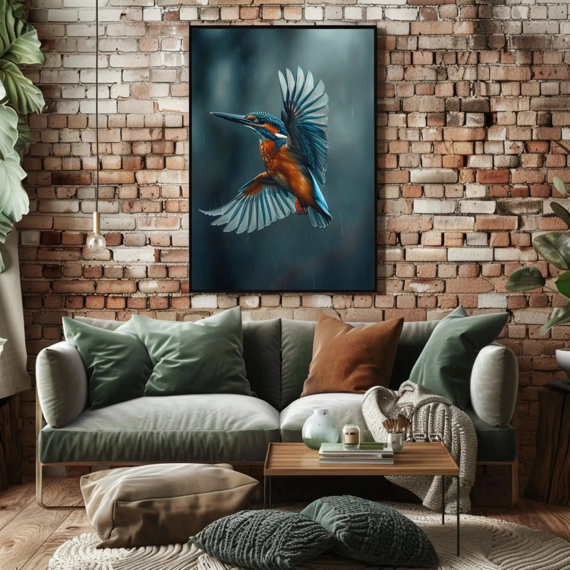 Bird in Flight Realistic Artistry: Animal Poster PosterGoat