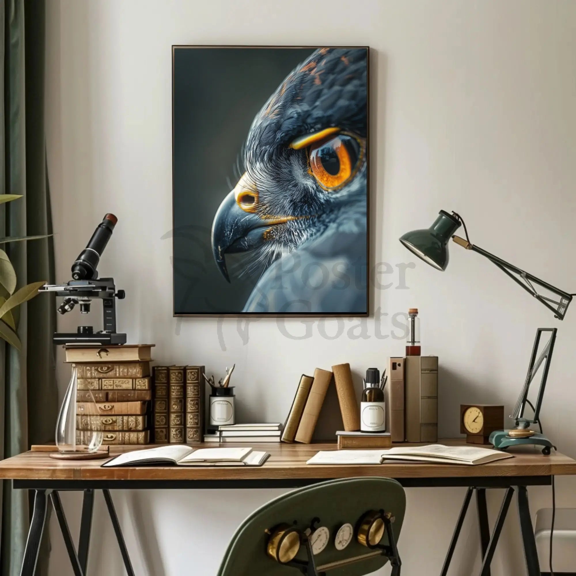 Bird of Prey Close-Up Photographic Animal Poster PosterGoat