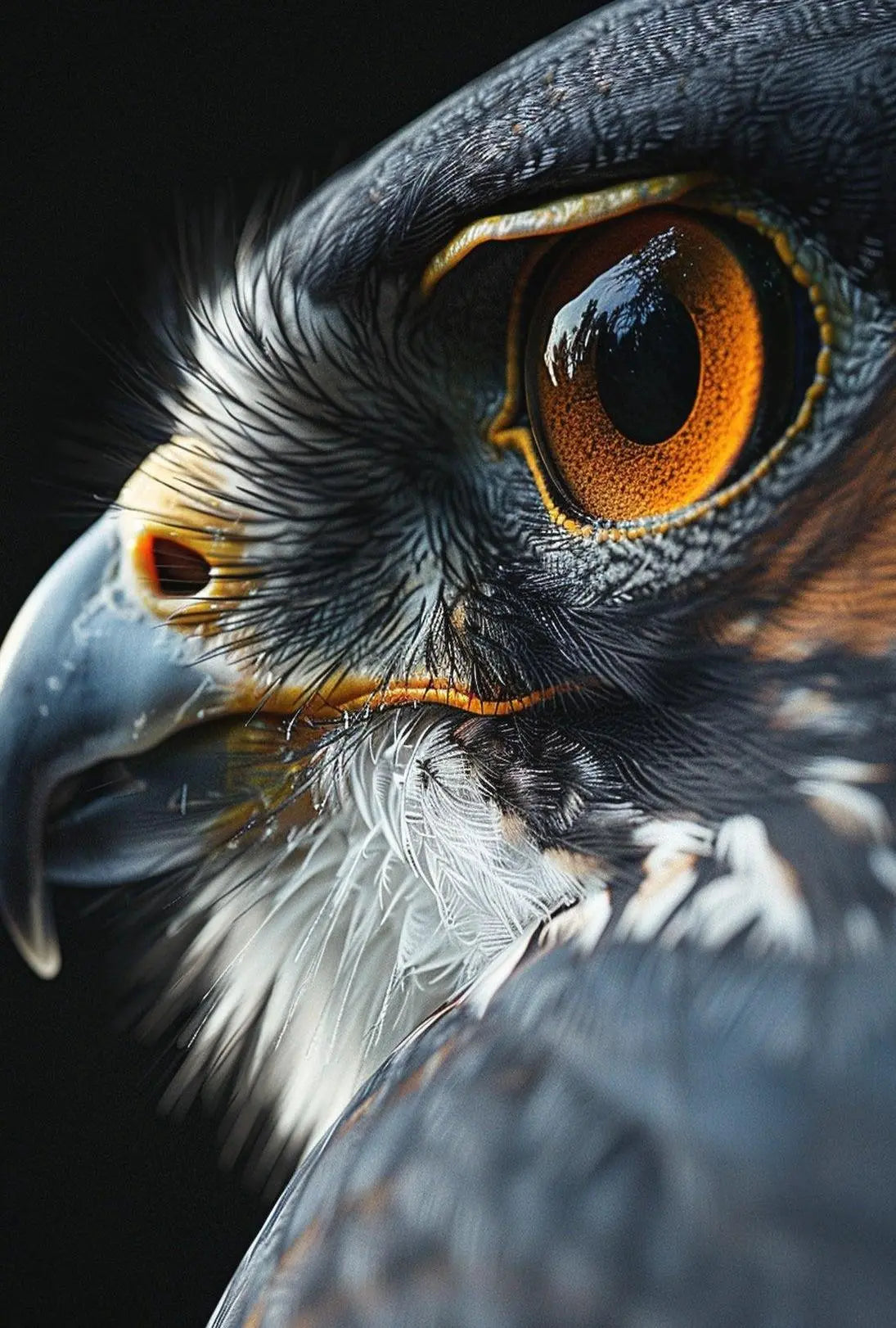 Bird of Prey Hyper-Realistic Animal Poster PosterGoat
