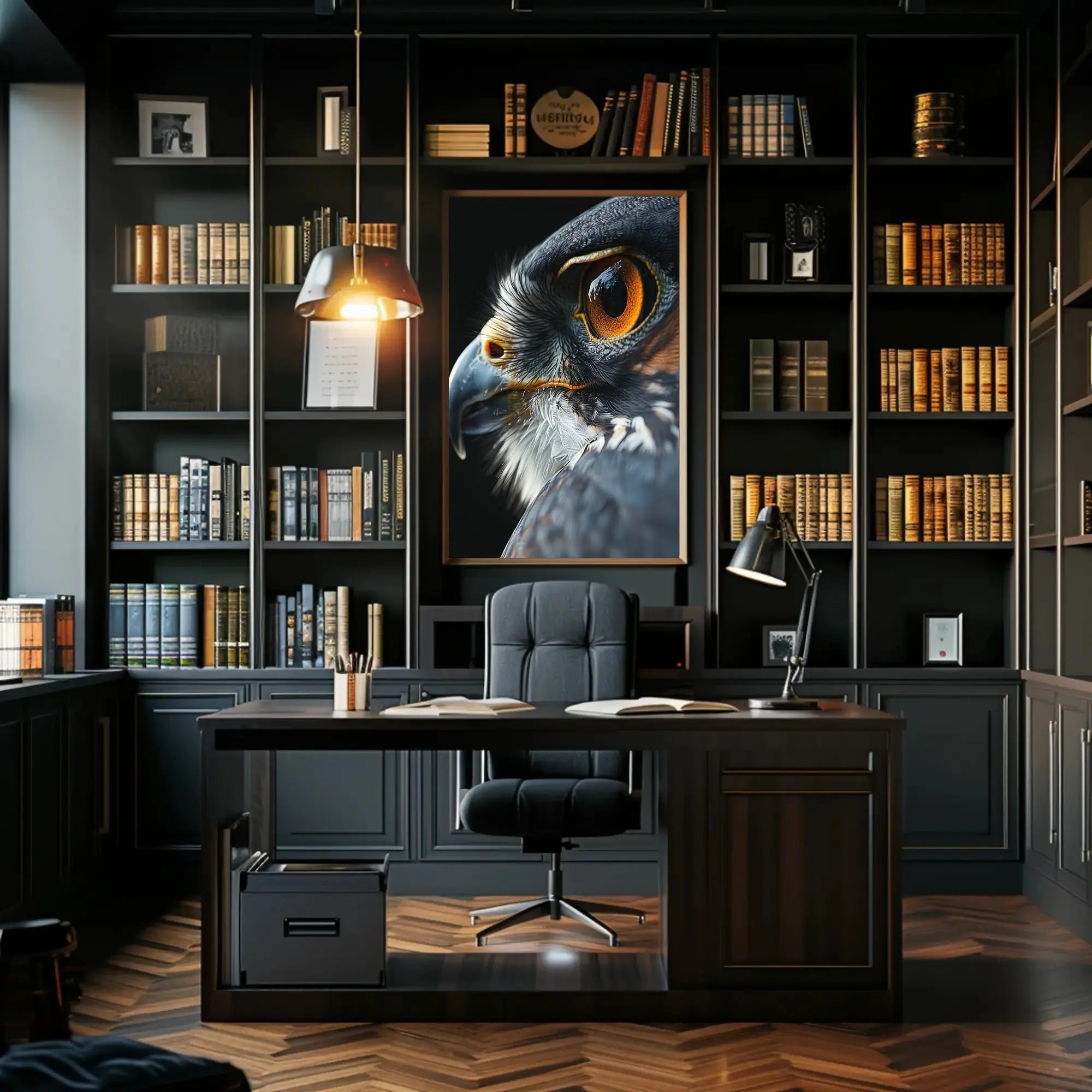 Bird of Prey Hyper-Realistic Animal Poster PosterGoat