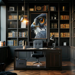 Bird of Prey Hyper-Realistic Animal Poster PosterGoat