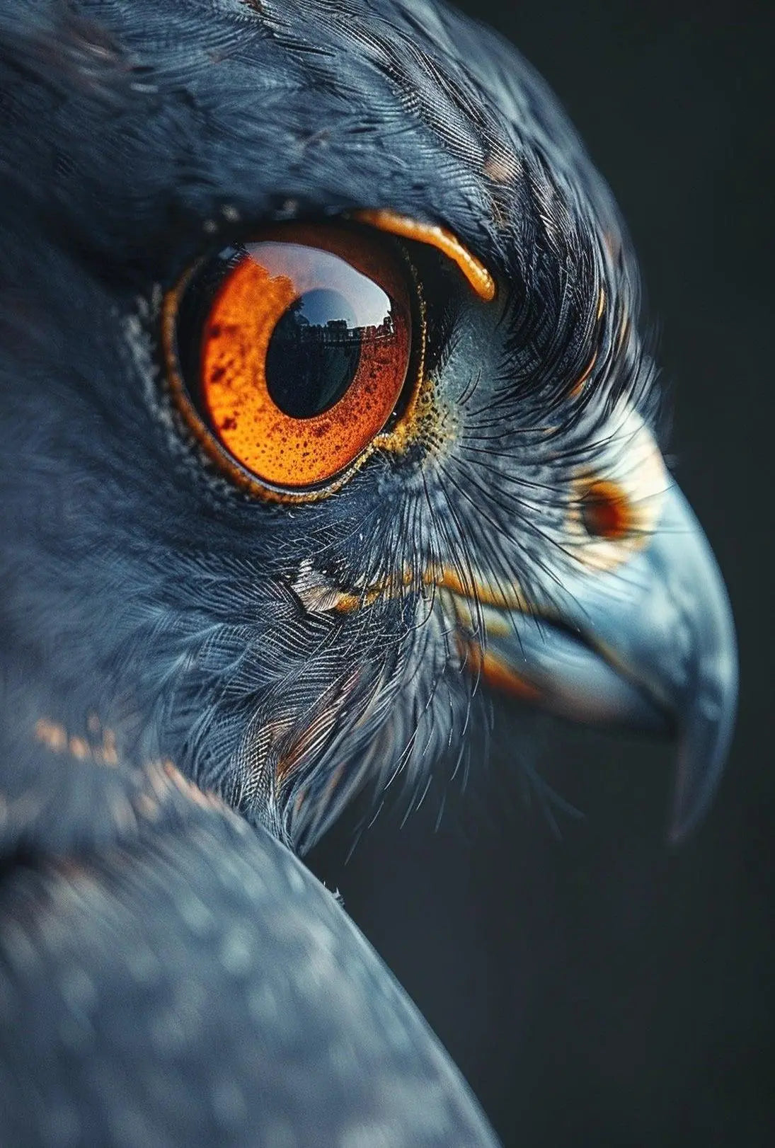 Bird of Prey Hyper-Realistic Art Animal Poster PosterGoat