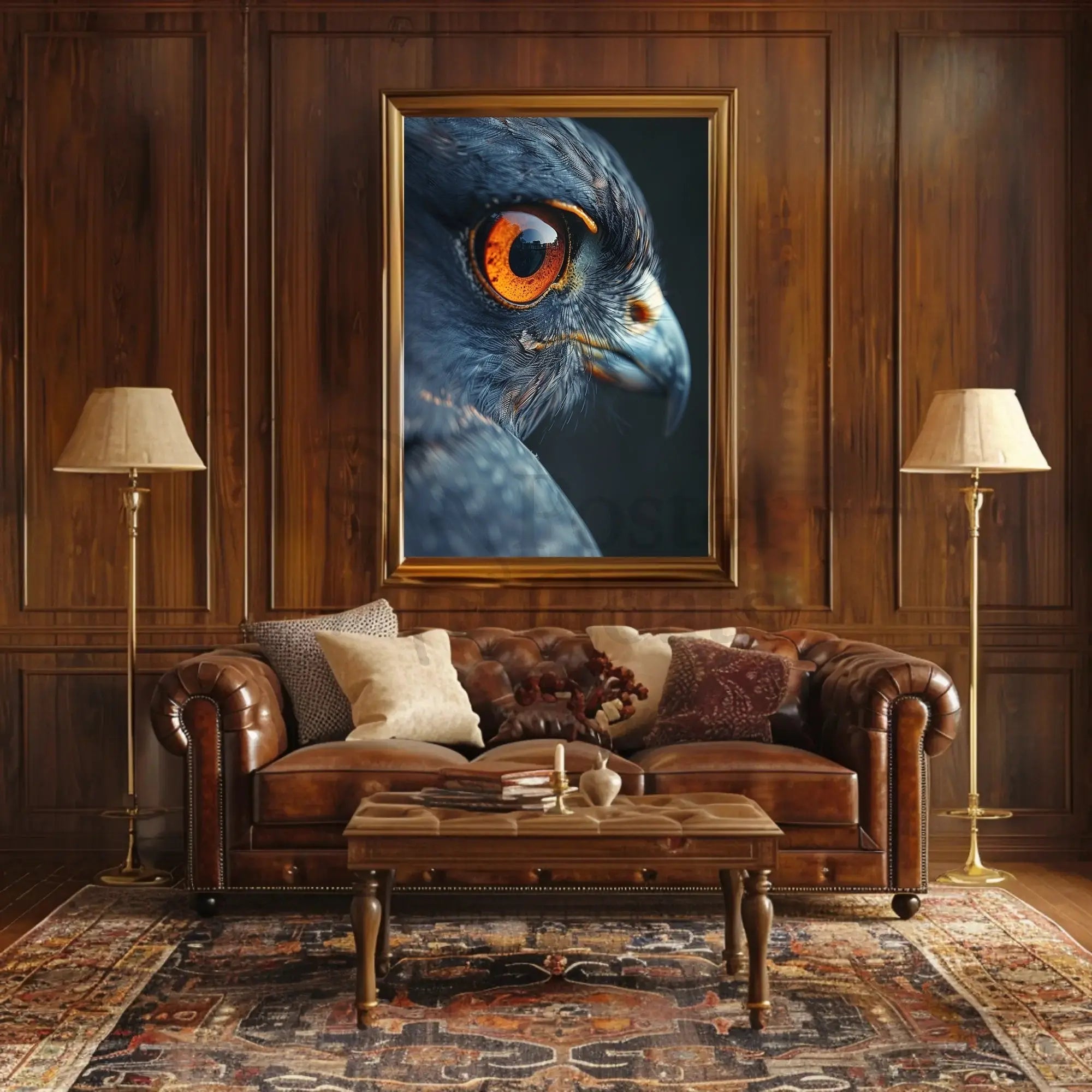 Bird of Prey Hyper-Realistic Art Animal Poster PosterGoat