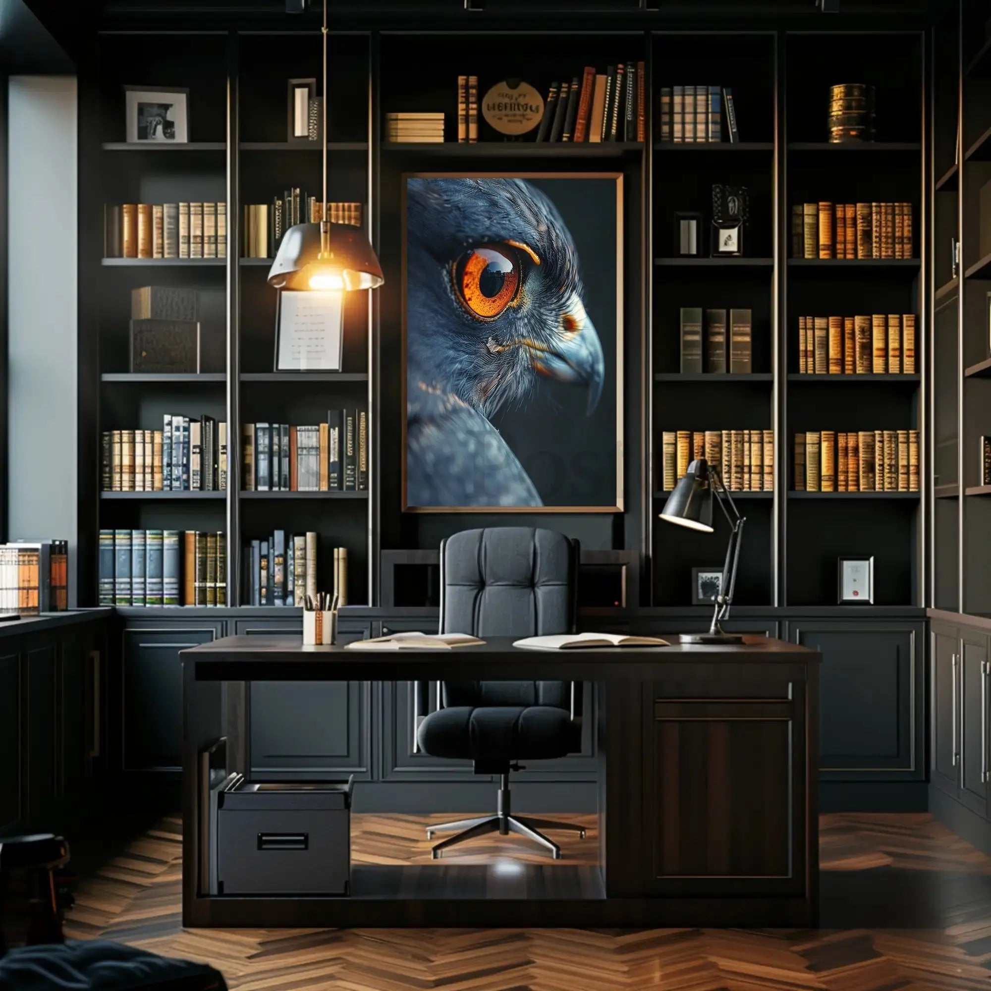Bird of Prey Hyper-Realistic Art Animal Poster PosterGoat
