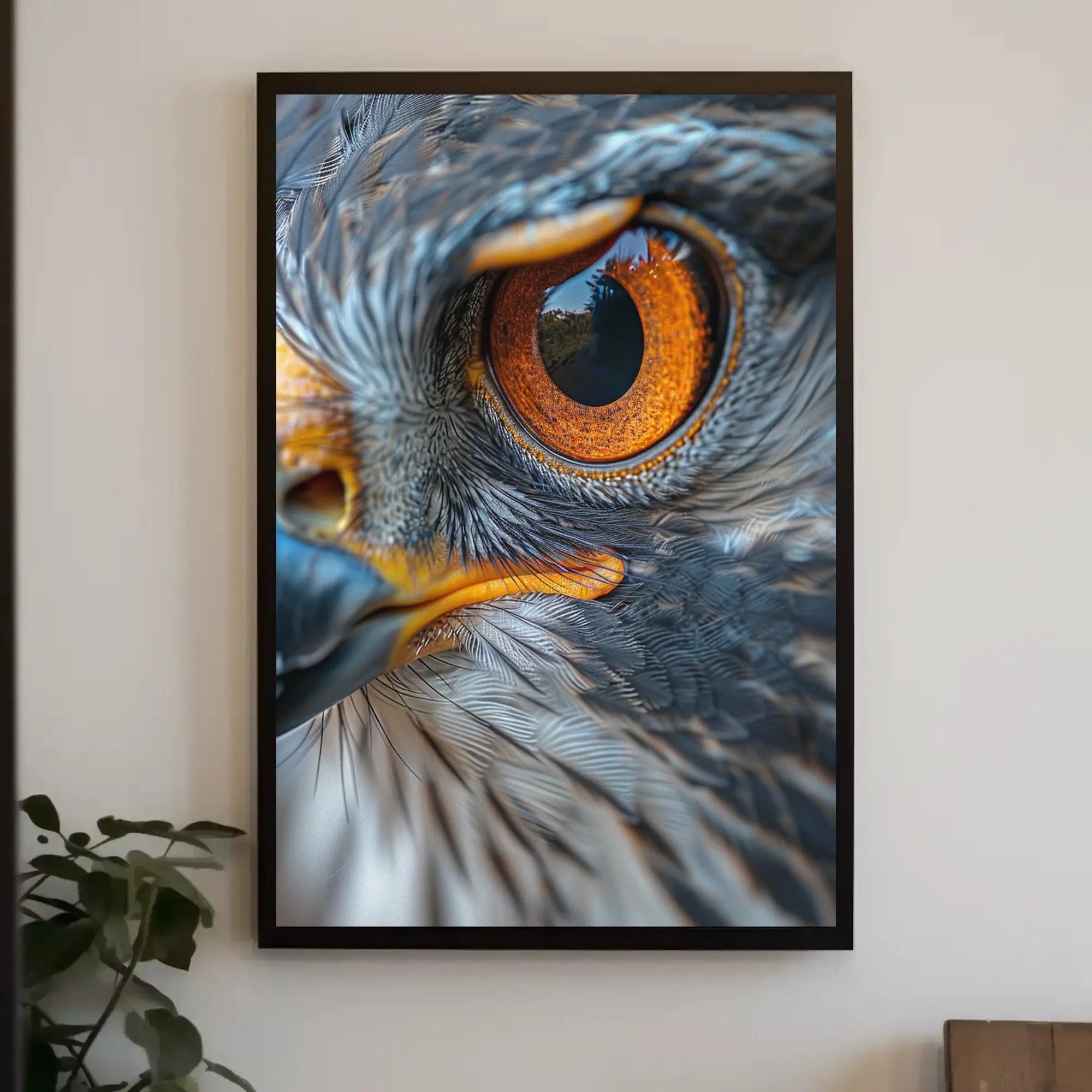 Bird of Prey Hyper-Realistic Art in Animal Poster PosterGoat