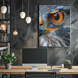 Bird of Prey Hyper-Realistic Art in Animal Poster PosterGoat