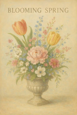Blooming Spring Elegance Artistic or Pop Culture Poster PosterGoat
