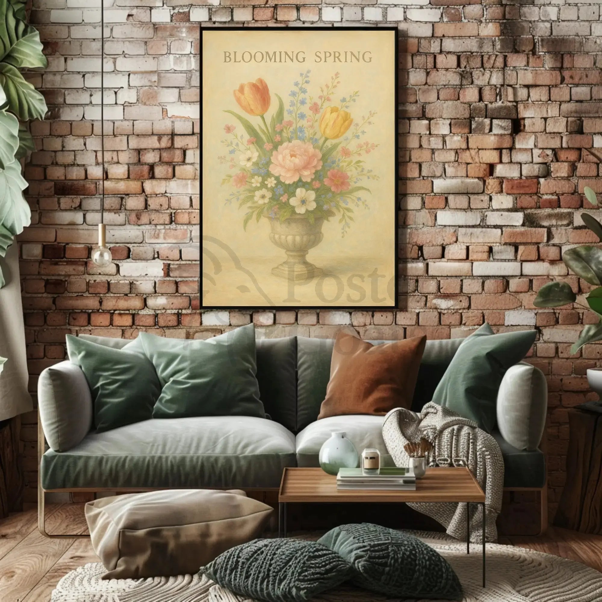 Blooming Spring Elegance Artistic or Pop Culture Poster PosterGoat