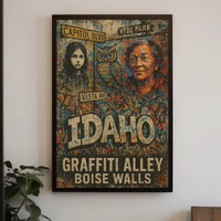 Boise Street Culture Graffiti Art Poster PosterGoat