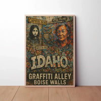 Boise Street Culture Graffiti Art Poster PosterGoat
